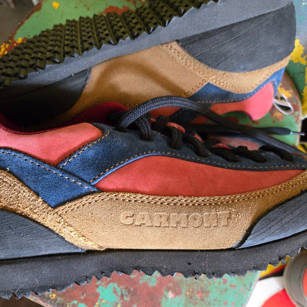 Mens GARMONT Multi-colored Suede HIKING SHOE sz 6 Eur 39